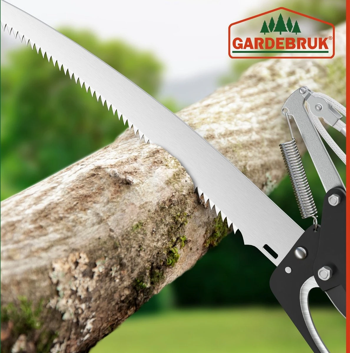 Gardebruk Takkenzaag Telescopisch - 2in1 Zaag & Snoeischaar - Oranje - Afbeelding 15