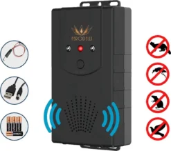 Ferodelli Marterverjager - Marter Verjager Auto - Muizenverjager - Batterijen - 12V - Stopcontact - Anti Marter - Huis