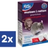 BSI Muizengif En Rattenvergif Graanlokaas - 2 X 150 G