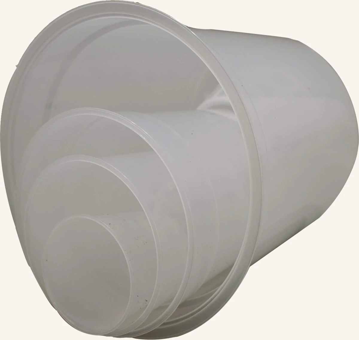 Sybotanica Aroid / Orchidee Plantenpot - 8cm - Doorzichtig - 5x - Afbeelding 2