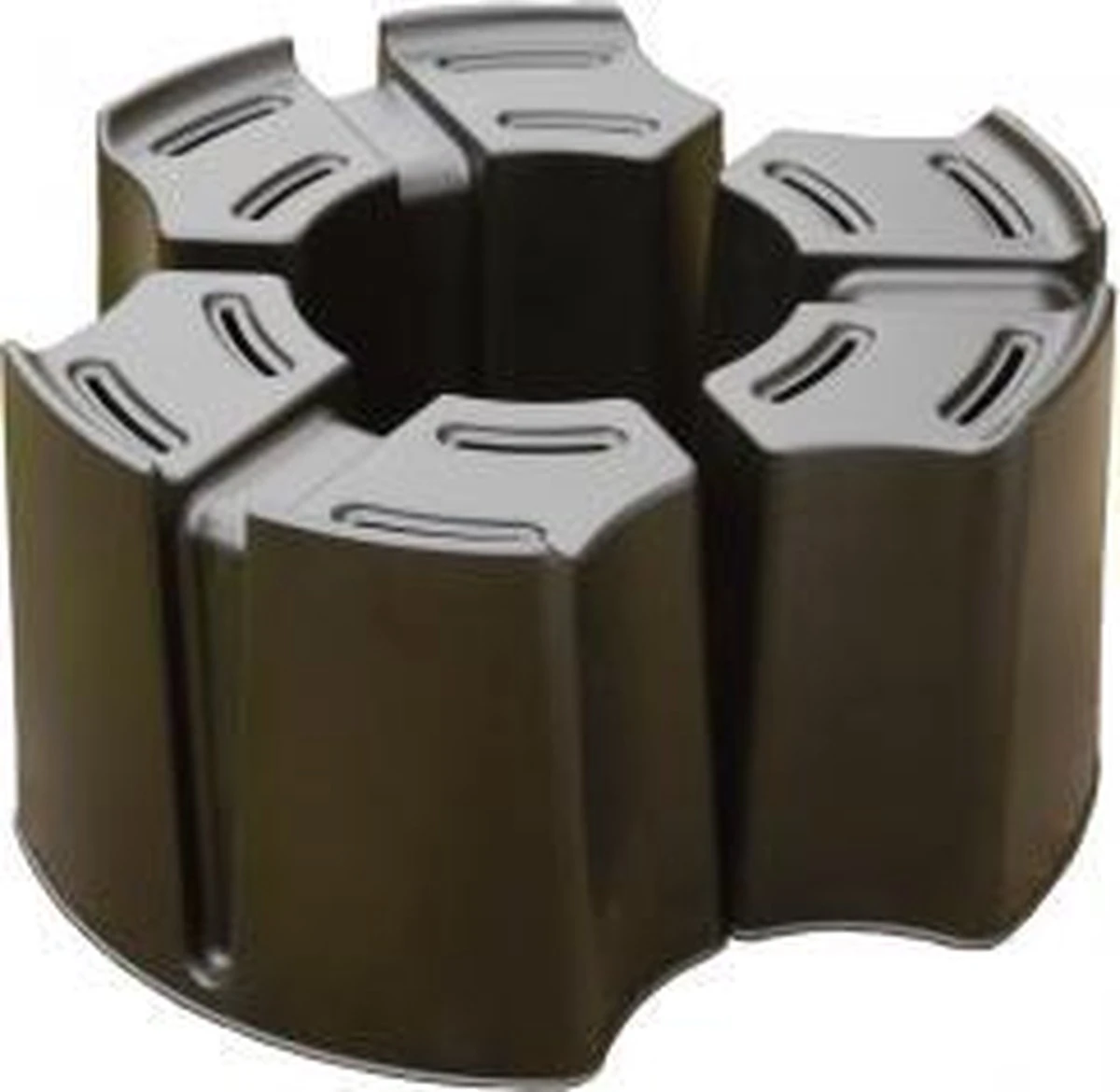 Complete Set: Regenton Bronzen Band 235 Ltr | Hout Effect | Handbewerkt | Inc.voet & Vulautomaat - Afbeelding 2