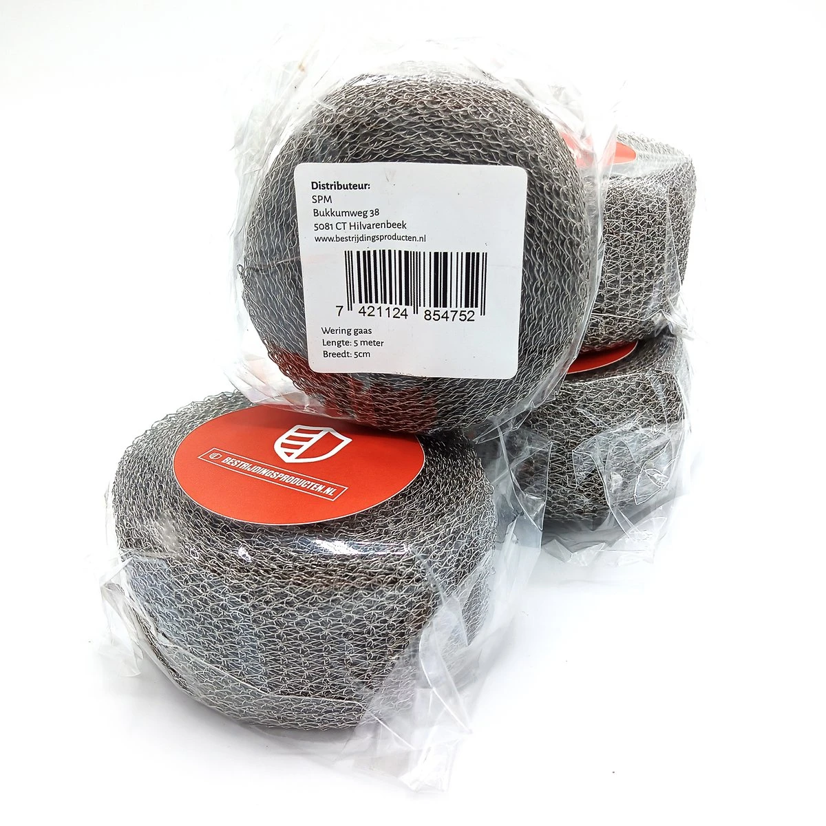 RVS Wering Gaas (5cm Breed X 5m Lang) Werkt Tegen Muizen, Ratten En Ander Ongedierte - Muizengaas - Ongediertewering - Muizen Weren - Ratten Weren - Afbeelding 5