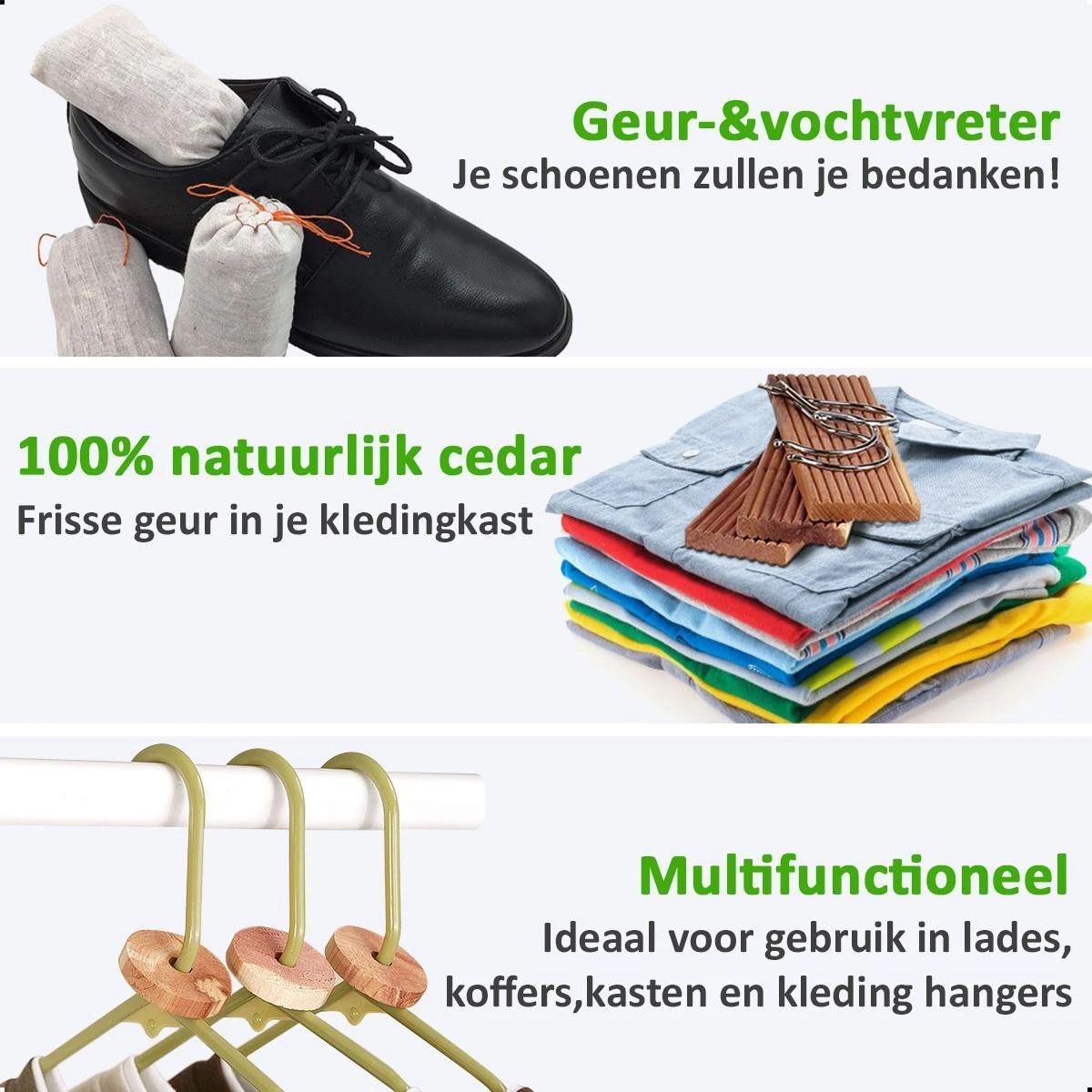 AWEMOZ Mottenballen 71 Stuks + 10 Stuks Schuurpapier - Cederhout Tegen Motten - Motten Bestrijden - Mottenval - Afbeelding 4