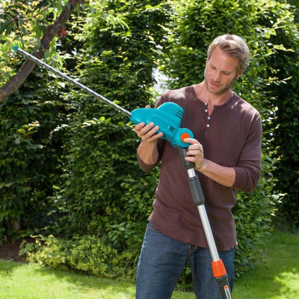 GARDENA - Telescopische THS 500/48 - Heggenschaar (gemotoriseerd) - 48 Cm Meslengte - 25 Mm Tandmes Opening - Afbeelding 6