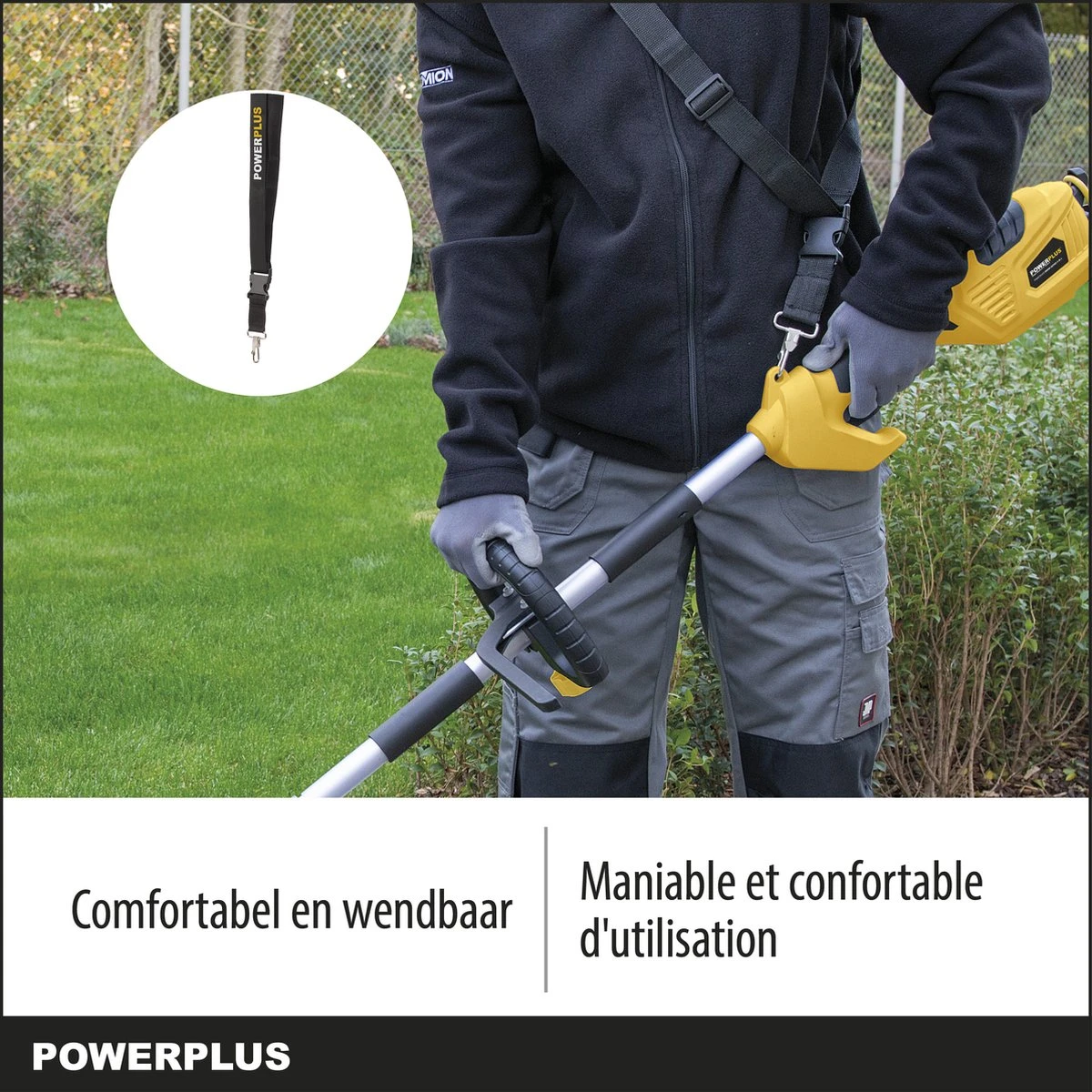 Powerplus POWXG30405 Bosmaaier 2-in-1 - 1000 W - Bosmaaier & Grastrimmer - Afbeelding 3