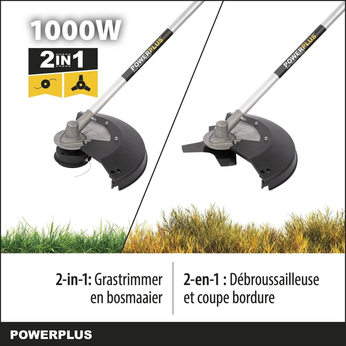 Powerplus POWXG30405 Bosmaaier 2-in-1 - 1000 W - Bosmaaier & Grastrimmer - Afbeelding 6