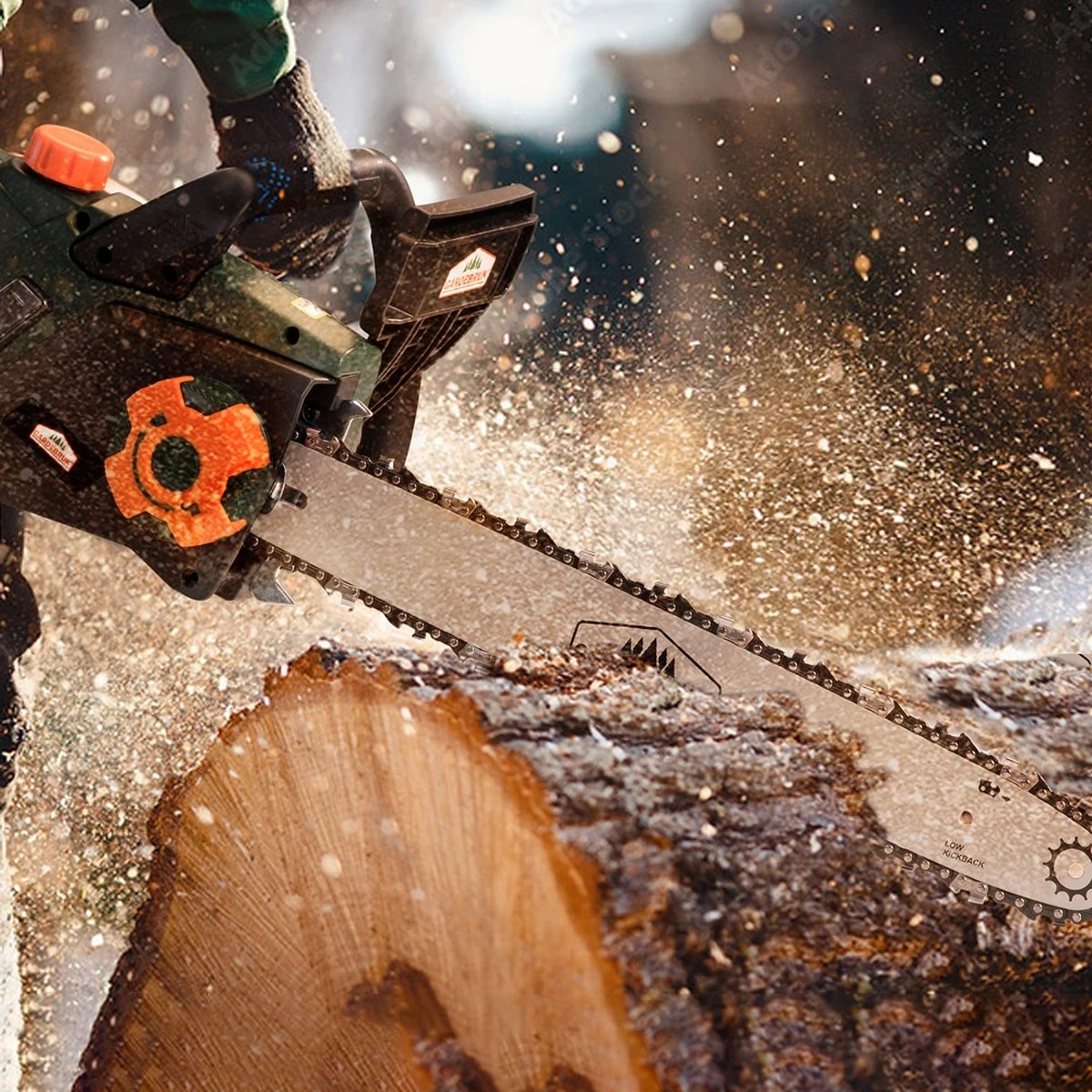 Merkloos Gardebruk Elektrische Kettingzaag 2800 Watt - 46cm Snijlengte - Afbeelding 4