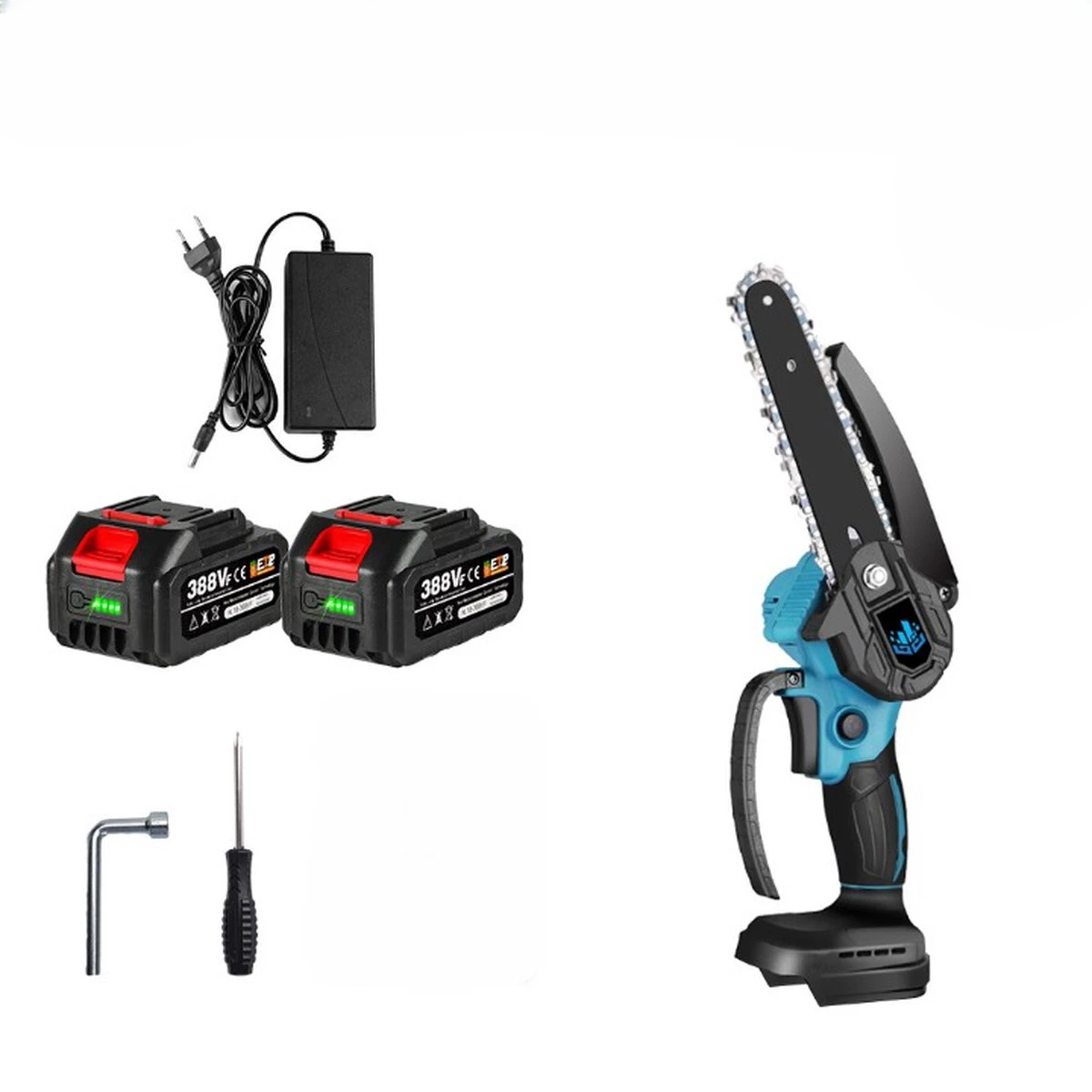 Mini Kettingzaag - Kettingzaag Accu - Mini Kettingzaag Met Accu - Snoeizaag - Afbeelding 3