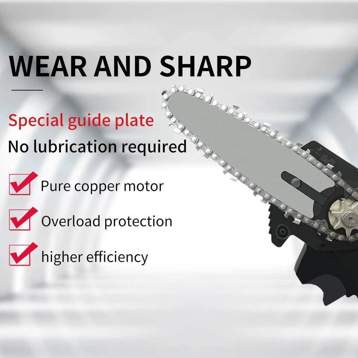 Mini Kettingzaag | Kettingzaag | Snoeischaar | Snoeizaag | Hand Kettingzaag | Tuingereedschap - Afbeelding 3