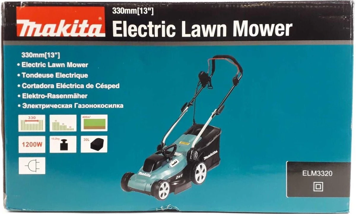 Makita Grasmaaier - ELM3320 - 230 V - 33 Cm - Afbeelding 6