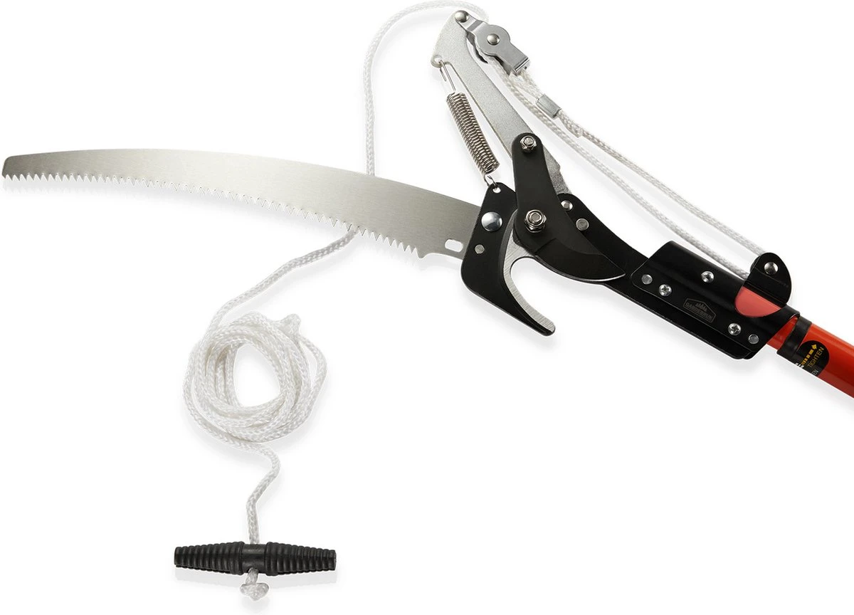 Gardebruk Takkenzaag Telescopisch - 2in1 Zaag & Snoeischaar - Oranje - Afbeelding 9