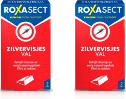 Roxasect Zilvervisjesval - Ongedierteval - Bestrijden Van Zilvervisjes, Papiervisjes En Ovenvisjes - 2 Stuks