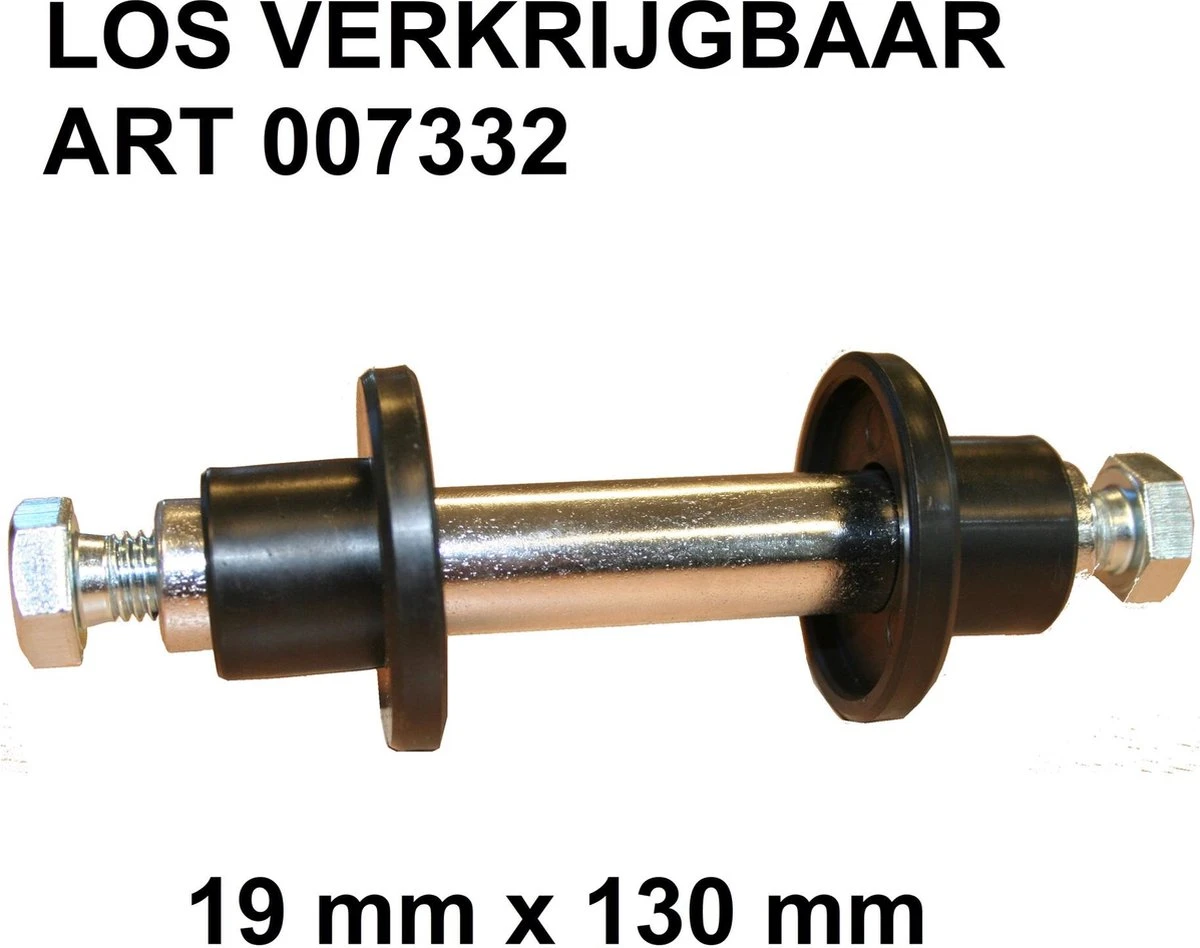 Benson Bolderkarwiel Steekwagenwiel Met Luchtband 3.00-4 | Asgatdiameter 20mm Rollager | Hoogte Wiel 26cm - Afbeelding 13