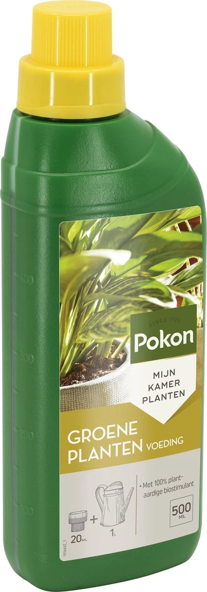 Pokon Groene Planten Voeding - 500ml - Plantenvoeding - 20ml Per 1L Water - Afbeelding 2
