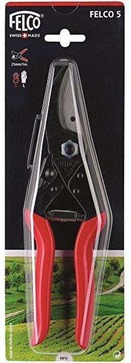 Felco 5 Snoeischaar - Voor Grote Handen - Max. Knipdiameter 25 Mm - Lengte 225 Mm - Afbeelding 4
