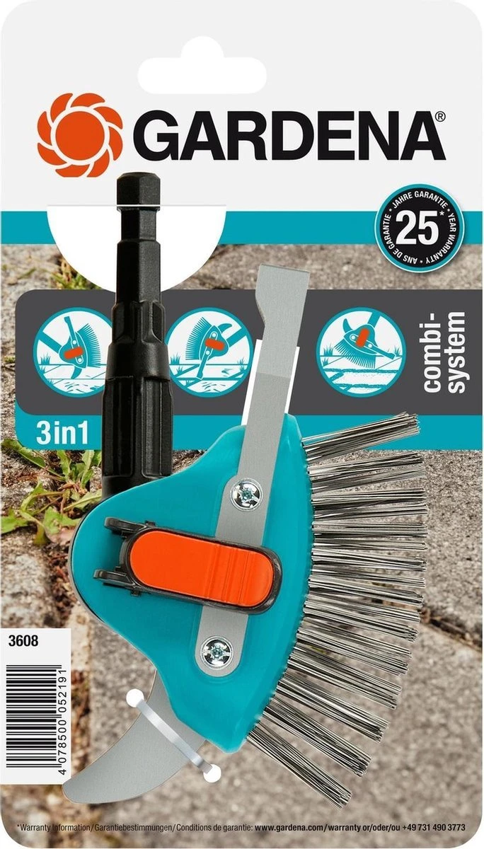 Gardena Voegenkrabber 3-in-1 Combisysteem 23,5 X 13,4 Cm Blauw - Afbeelding 5