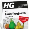 HGX Fruitvliegjesval - 1stuk - Effectief Tegen Fruitvliegjes - Decoratieve Peervorm