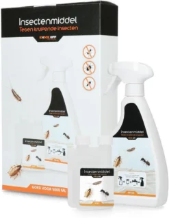 Knock Off Insectenmiddel – Insecticide – Met Doseerflacon – Anti Insecten Spray – Voor Binnenshuis – Tegen Mieren, Vlooien, Kakkerlakken En Bedwantsen – 50ml