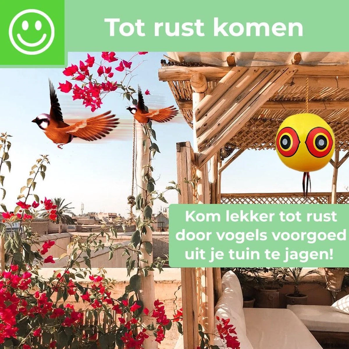 Merkloos Vogelverschrikker Pro - 3 Stuks - Reigerverschrikker Pro - Reigerverjager - Reiger Afschrikken - Reigerverjager Pond Protector - Vogelverjager - Duivenverjager - Vogelverschrikker - Afbeelding 4